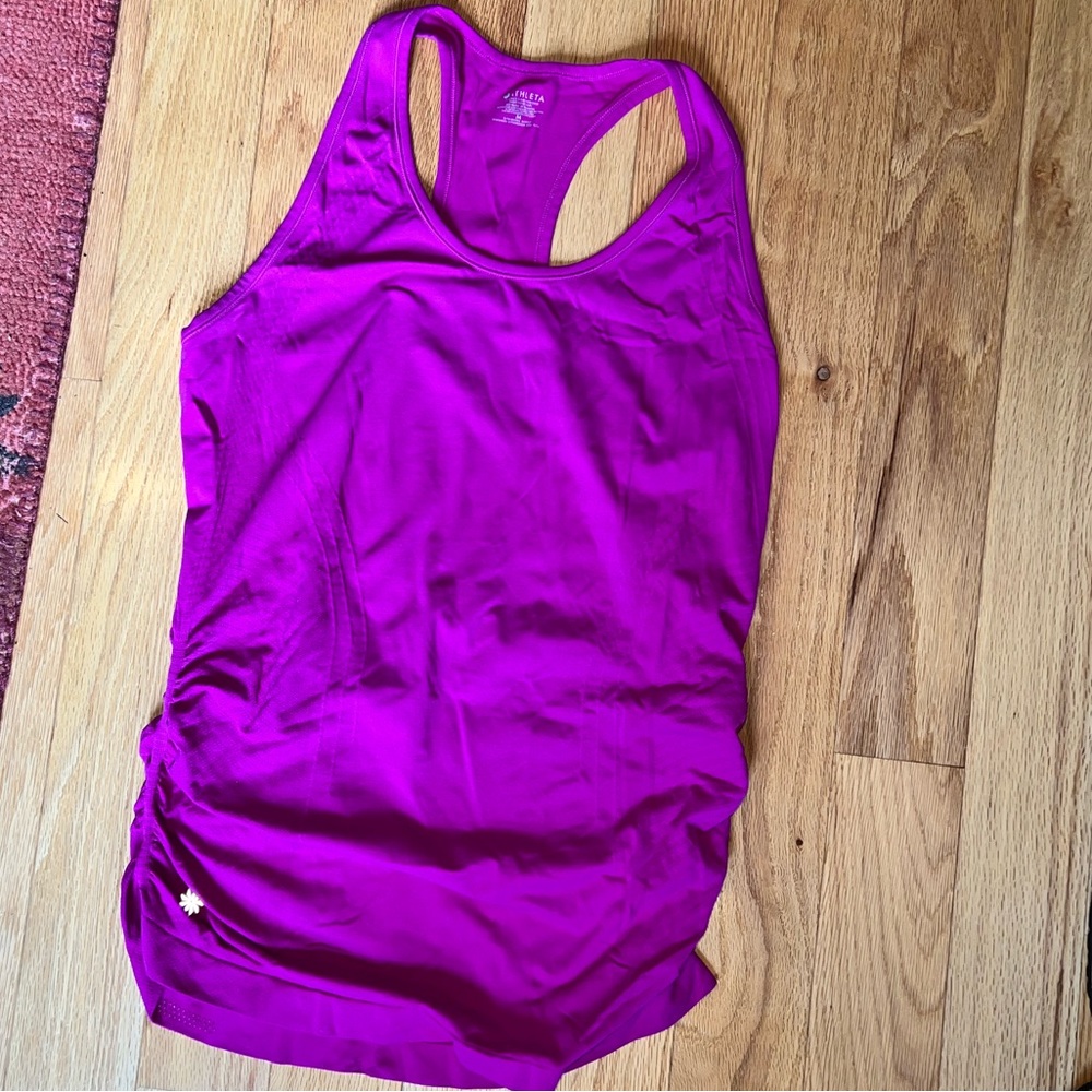 Athleta Momentum Seamless Tank. Size medium, jazzy purple color.